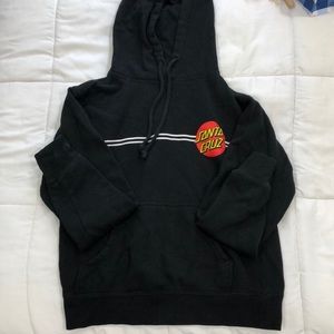 Santa Cruz black hoodie
